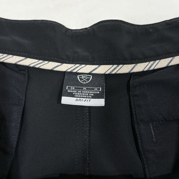 Nike Golf Dri Fit Chino Golf Shorts Men's Size 34 Performance Black - Picture 13 of 16